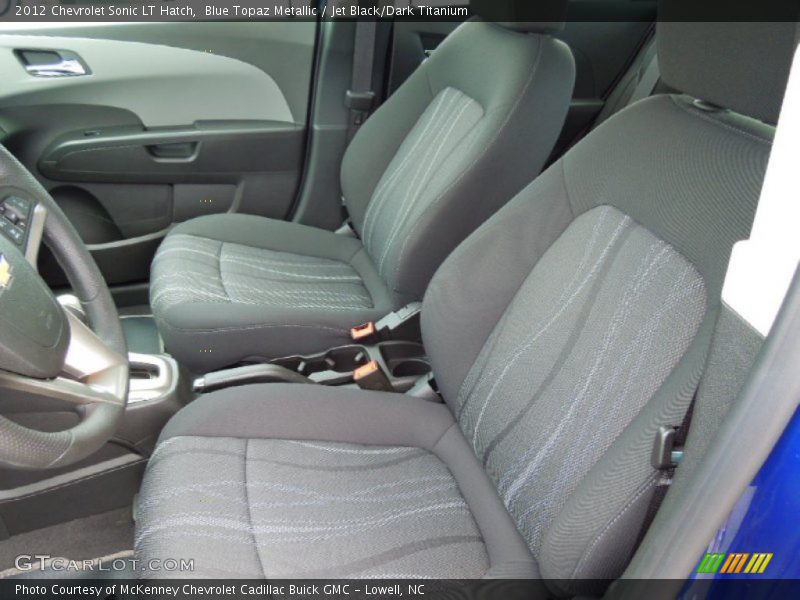 Blue Topaz Metallic / Jet Black/Dark Titanium 2012 Chevrolet Sonic LT Hatch