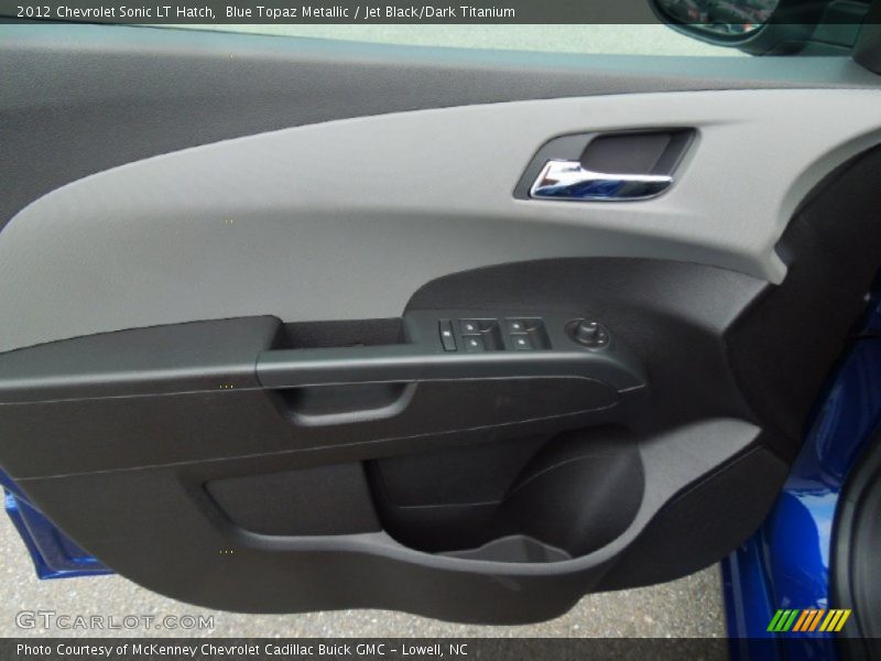 Blue Topaz Metallic / Jet Black/Dark Titanium 2012 Chevrolet Sonic LT Hatch
