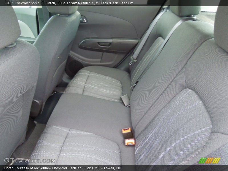 Blue Topaz Metallic / Jet Black/Dark Titanium 2012 Chevrolet Sonic LT Hatch
