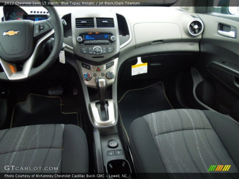 Blue Topaz Metallic / Jet Black/Dark Titanium 2012 Chevrolet Sonic LT Hatch