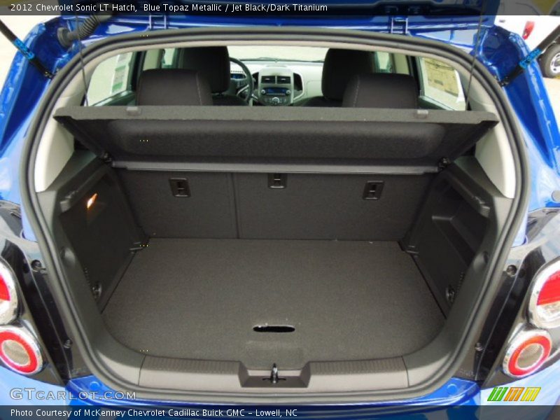 Blue Topaz Metallic / Jet Black/Dark Titanium 2012 Chevrolet Sonic LT Hatch