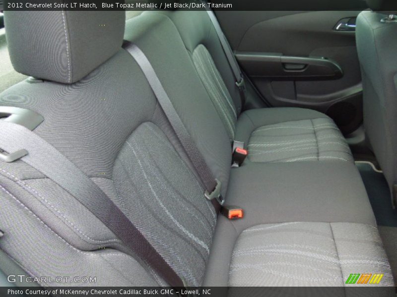 Blue Topaz Metallic / Jet Black/Dark Titanium 2012 Chevrolet Sonic LT Hatch