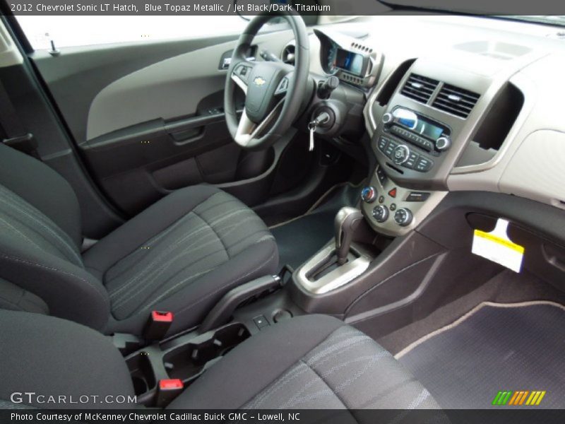 Blue Topaz Metallic / Jet Black/Dark Titanium 2012 Chevrolet Sonic LT Hatch