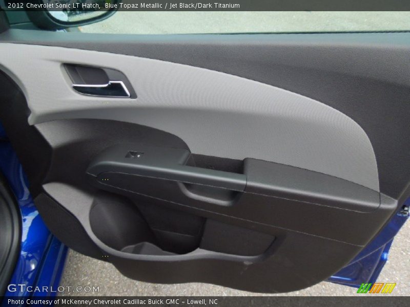 Blue Topaz Metallic / Jet Black/Dark Titanium 2012 Chevrolet Sonic LT Hatch