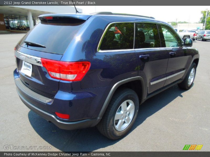 True Blue Pearl / Black 2012 Jeep Grand Cherokee Laredo