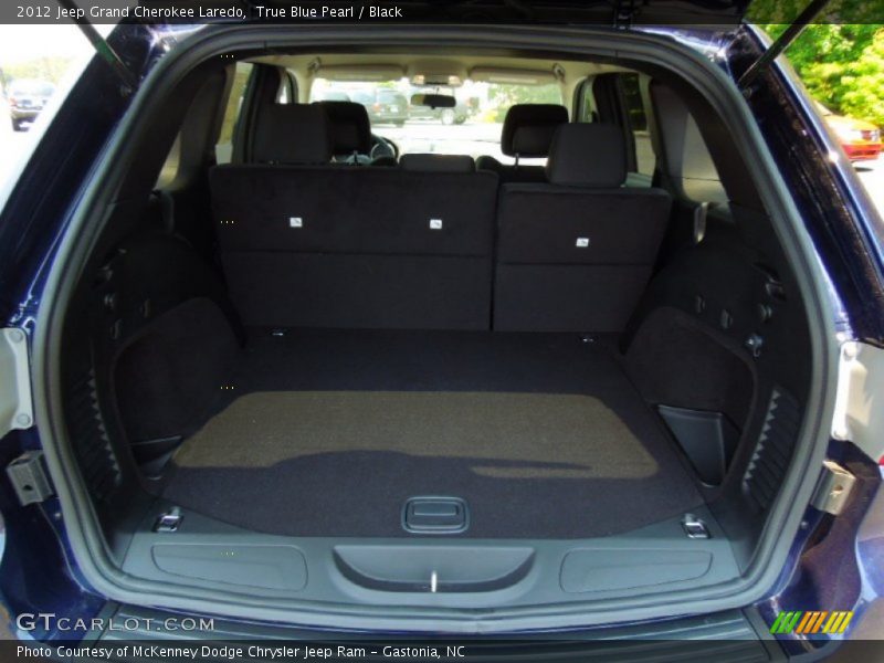 True Blue Pearl / Black 2012 Jeep Grand Cherokee Laredo