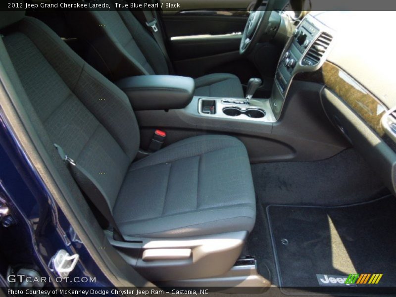 True Blue Pearl / Black 2012 Jeep Grand Cherokee Laredo