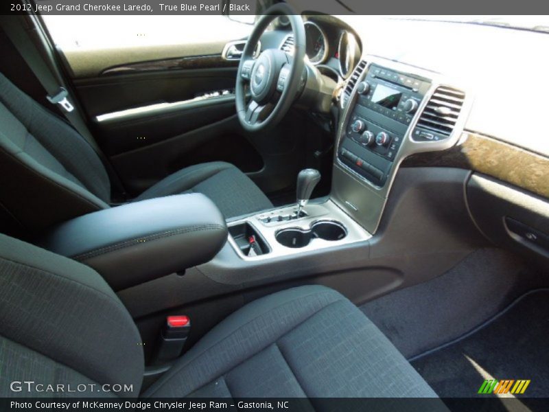 True Blue Pearl / Black 2012 Jeep Grand Cherokee Laredo