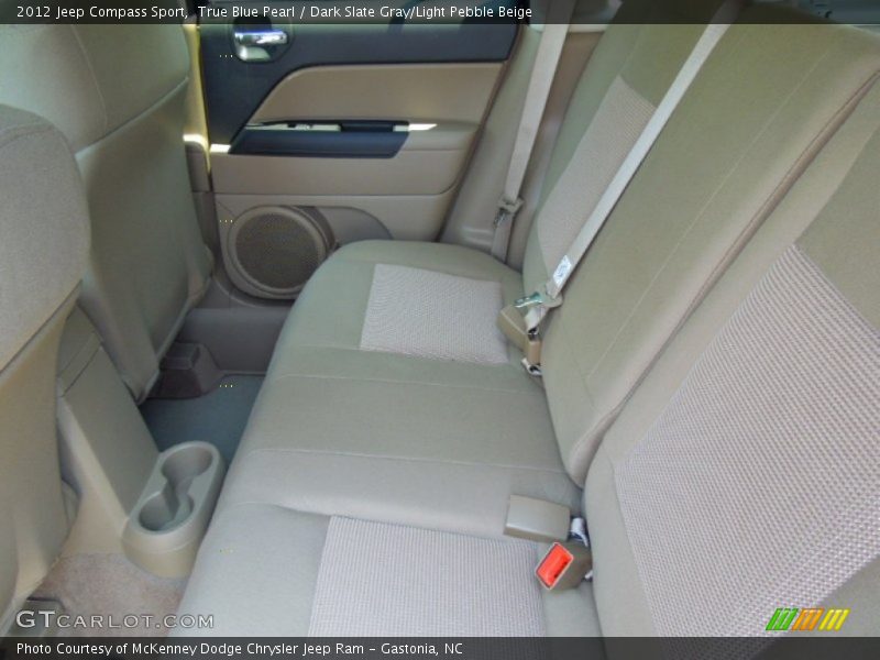 True Blue Pearl / Dark Slate Gray/Light Pebble Beige 2012 Jeep Compass Sport