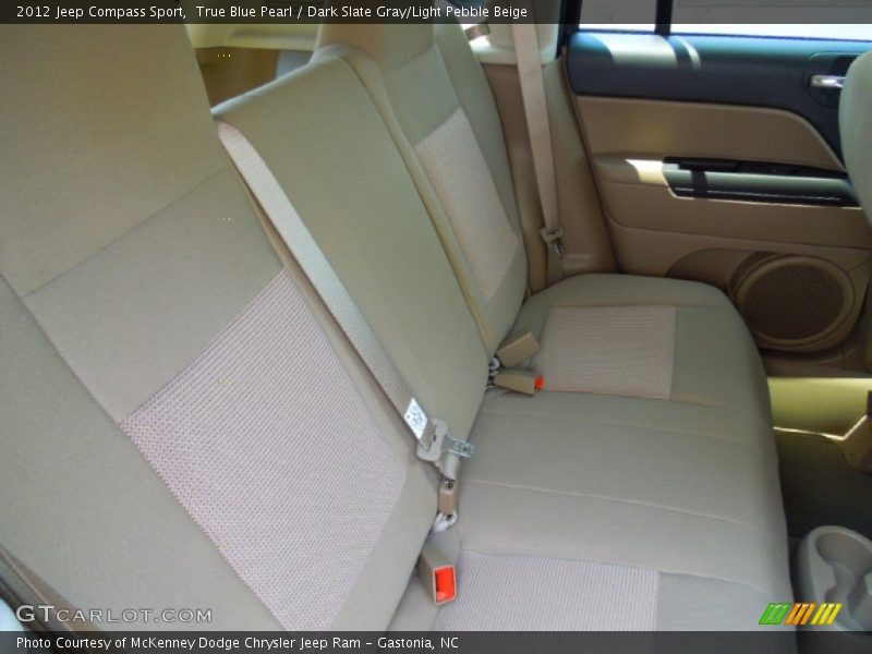 True Blue Pearl / Dark Slate Gray/Light Pebble Beige 2012 Jeep Compass Sport