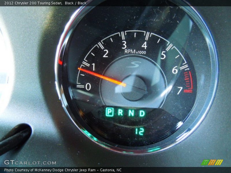 Black / Black 2012 Chrysler 200 Touring Sedan