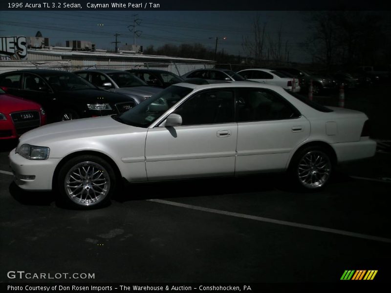 Cayman White Pearl / Tan 1996 Acura TL 3.2 Sedan