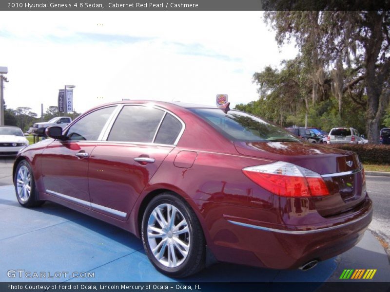 Cabernet Red Pearl / Cashmere 2010 Hyundai Genesis 4.6 Sedan