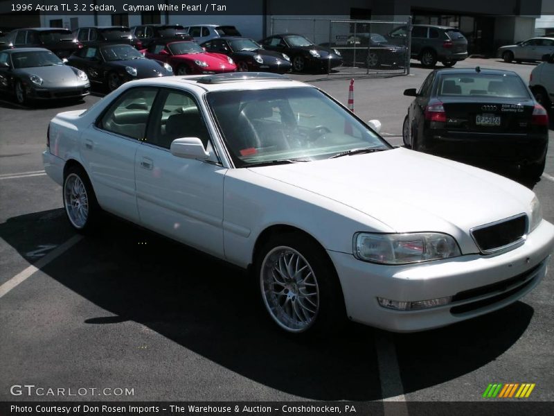 Cayman White Pearl / Tan 1996 Acura TL 3.2 Sedan