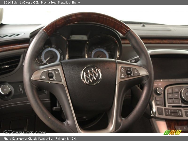 Mocha Steel Metallic / Ebony 2010 Buick LaCrosse CXS
