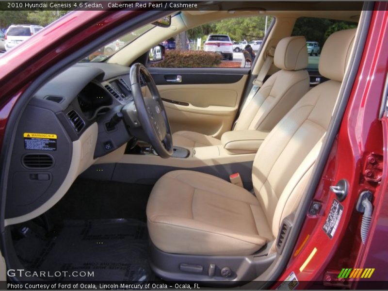  2010 Genesis 4.6 Sedan Cashmere Interior