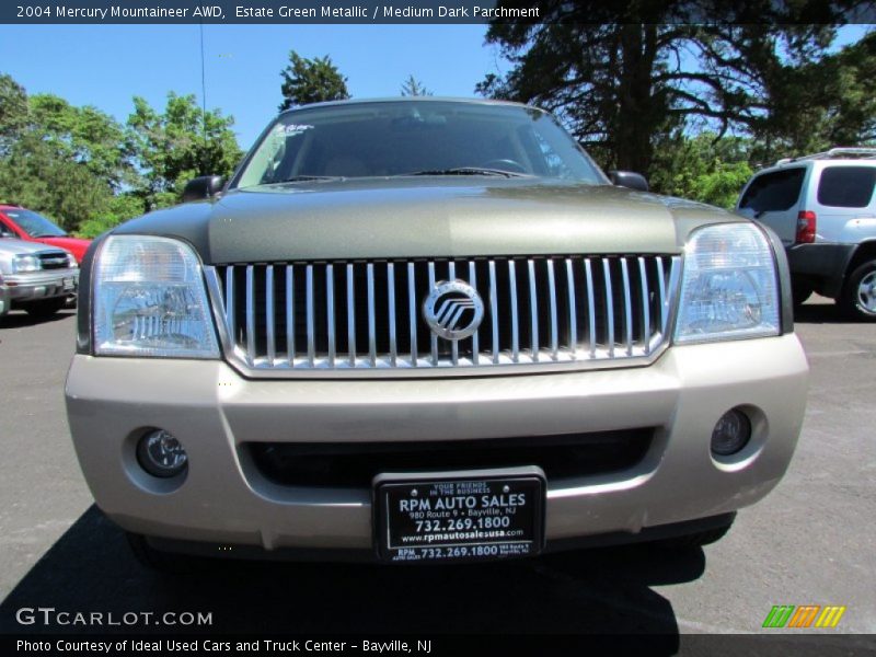 Estate Green Metallic / Medium Dark Parchment 2004 Mercury Mountaineer AWD