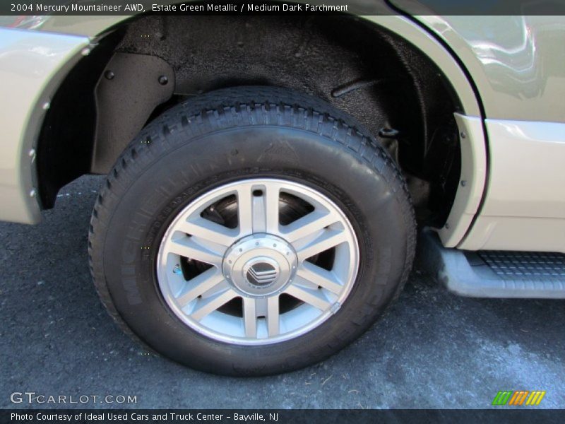 Estate Green Metallic / Medium Dark Parchment 2004 Mercury Mountaineer AWD
