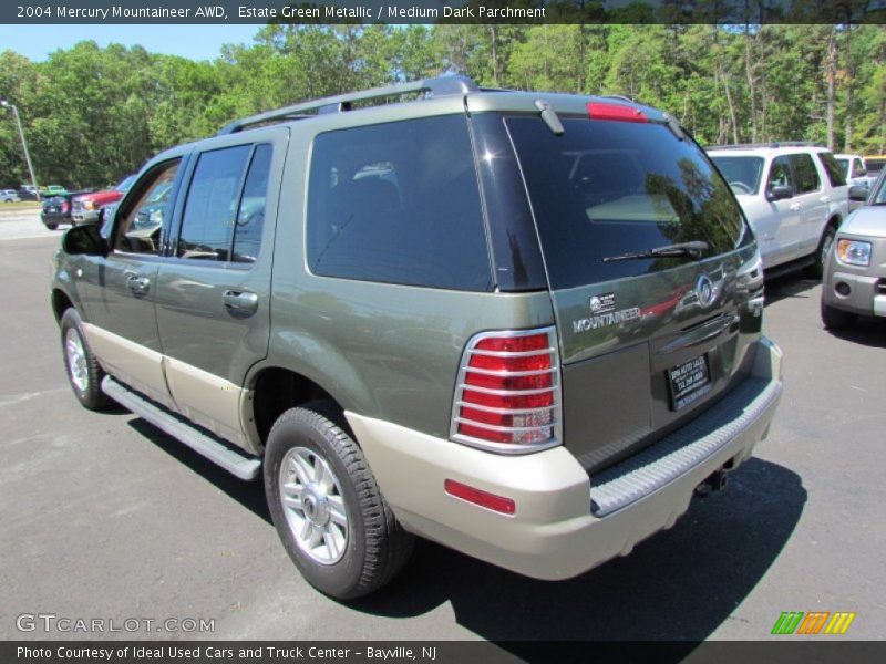 Estate Green Metallic / Medium Dark Parchment 2004 Mercury Mountaineer AWD