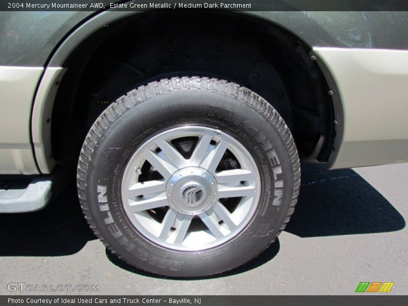Estate Green Metallic / Medium Dark Parchment 2004 Mercury Mountaineer AWD
