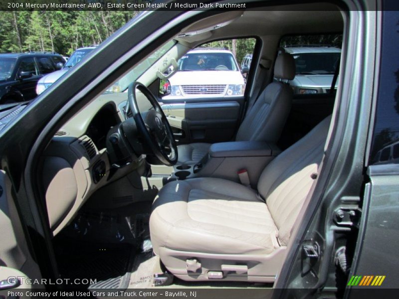 Estate Green Metallic / Medium Dark Parchment 2004 Mercury Mountaineer AWD
