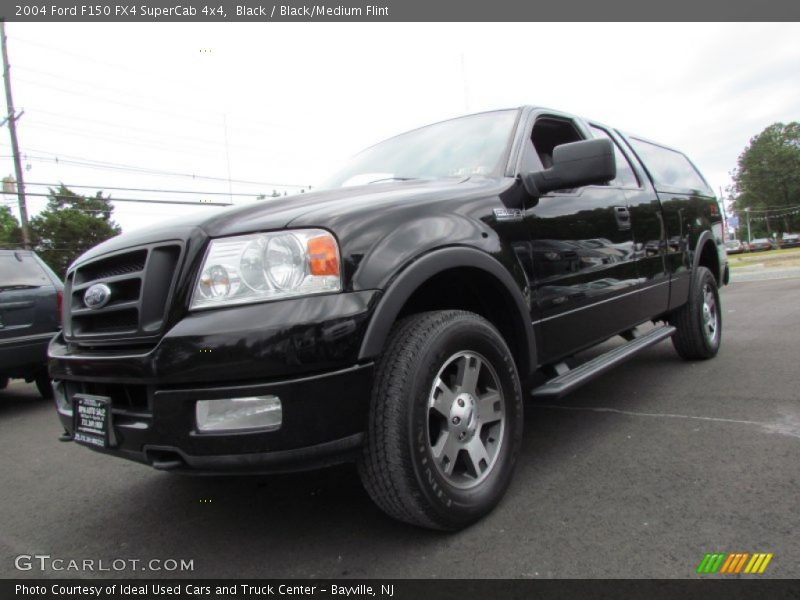 Black / Black/Medium Flint 2004 Ford F150 FX4 SuperCab 4x4