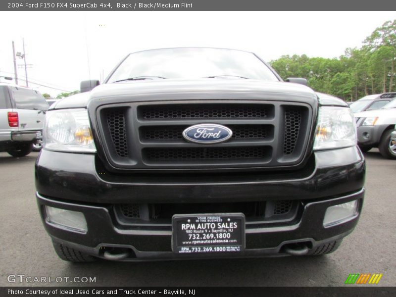 Black / Black/Medium Flint 2004 Ford F150 FX4 SuperCab 4x4