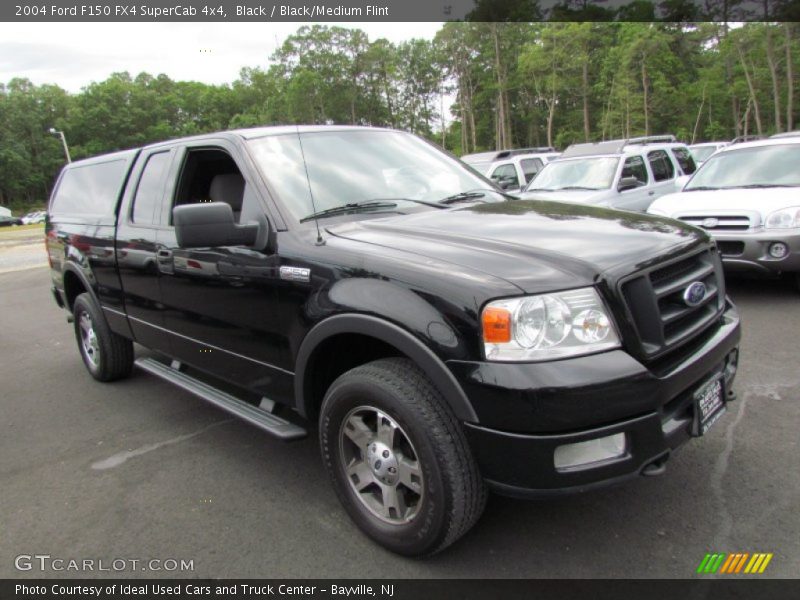 Black / Black/Medium Flint 2004 Ford F150 FX4 SuperCab 4x4