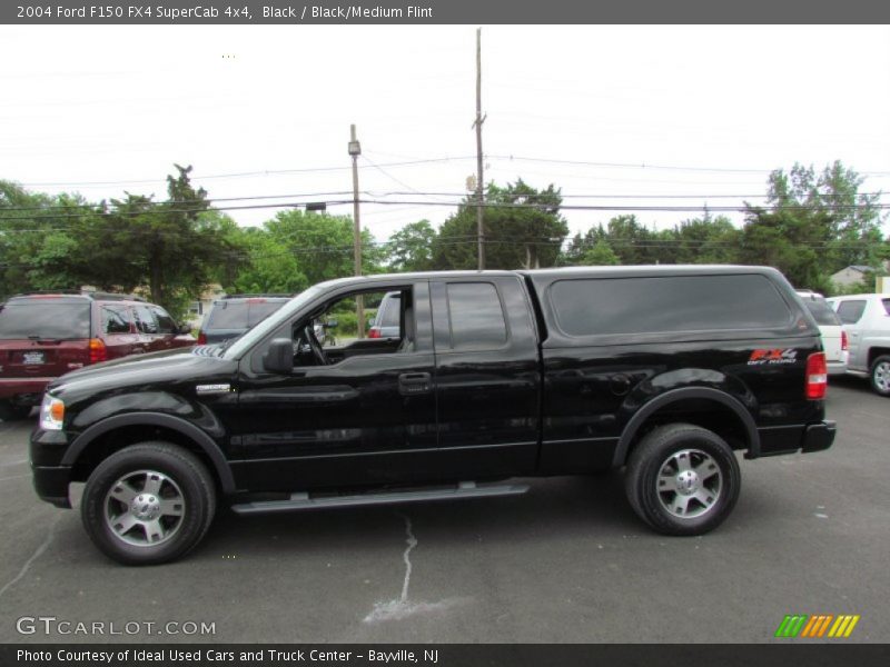 Black / Black/Medium Flint 2004 Ford F150 FX4 SuperCab 4x4