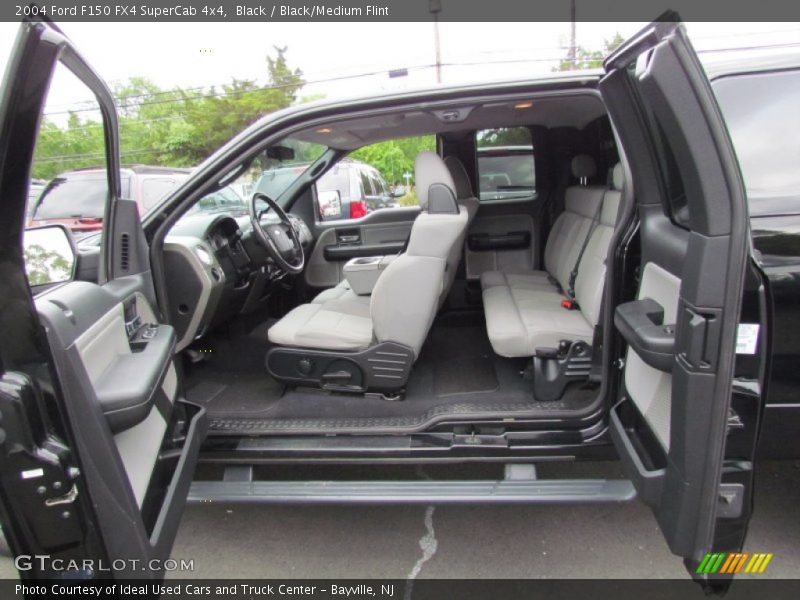 Black / Black/Medium Flint 2004 Ford F150 FX4 SuperCab 4x4