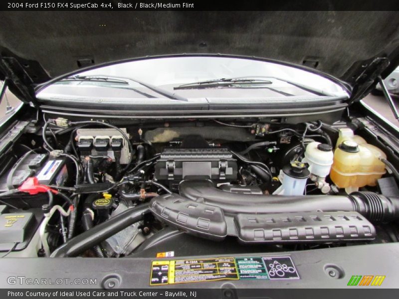 Black / Black/Medium Flint 2004 Ford F150 FX4 SuperCab 4x4