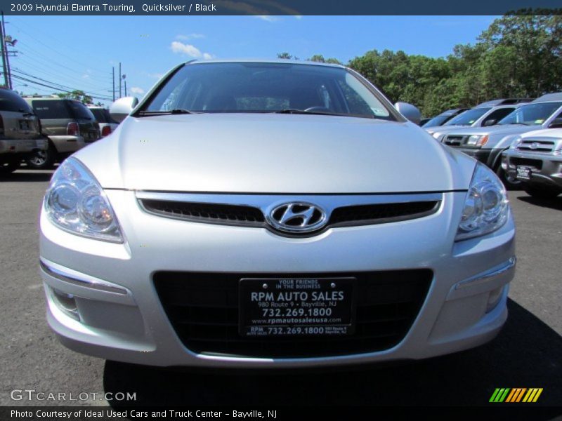 Quicksilver / Black 2009 Hyundai Elantra Touring