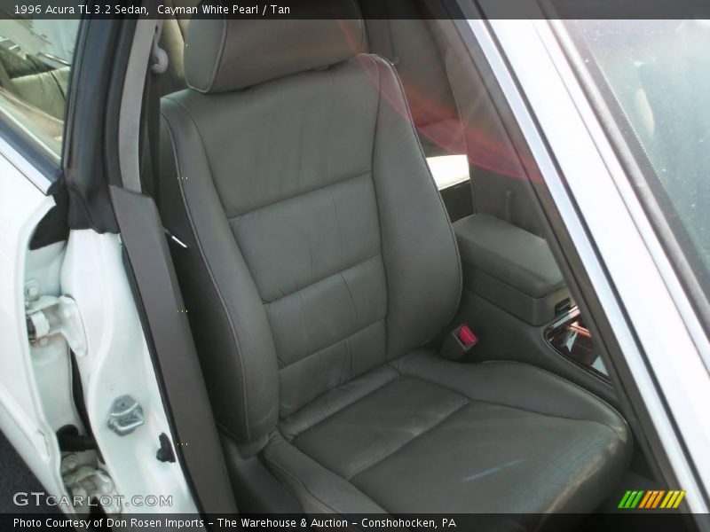 Cayman White Pearl / Tan 1996 Acura TL 3.2 Sedan