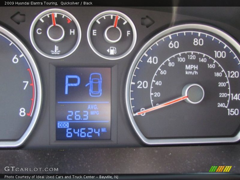Quicksilver / Black 2009 Hyundai Elantra Touring