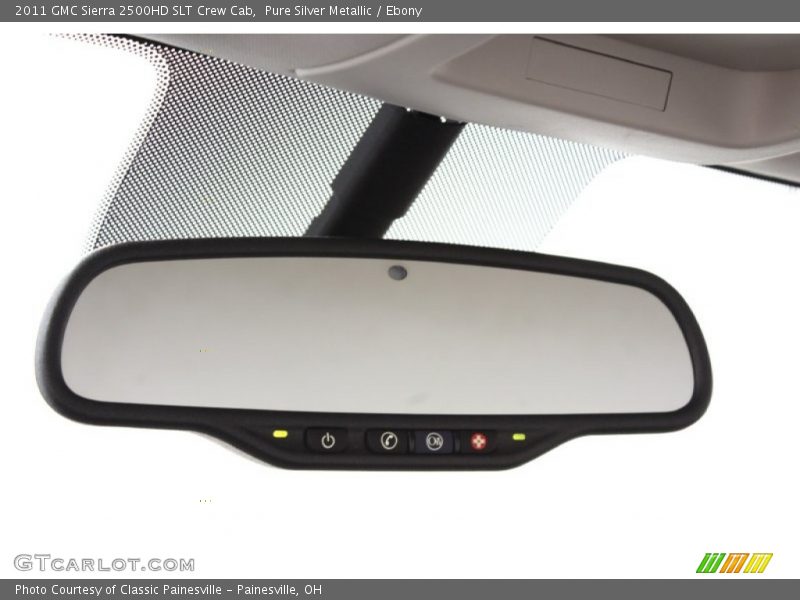 Pure Silver Metallic / Ebony 2011 GMC Sierra 2500HD SLT Crew Cab