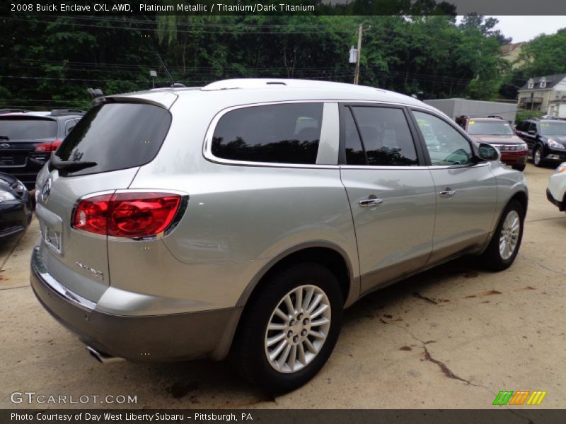 Platinum Metallic / Titanium/Dark Titanium 2008 Buick Enclave CXL AWD