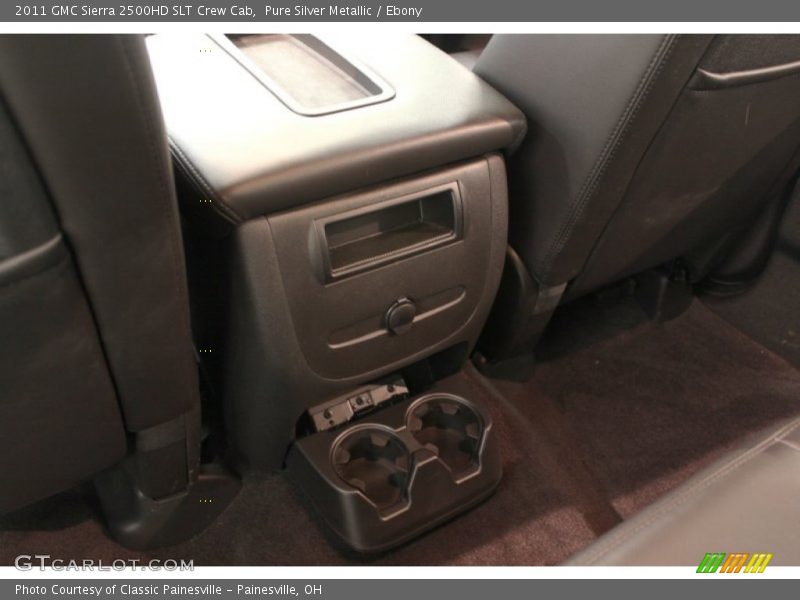Pure Silver Metallic / Ebony 2011 GMC Sierra 2500HD SLT Crew Cab