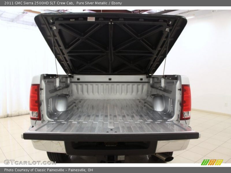 Pure Silver Metallic / Ebony 2011 GMC Sierra 2500HD SLT Crew Cab