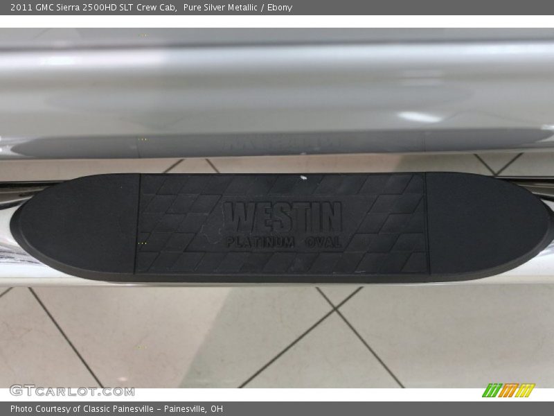 Pure Silver Metallic / Ebony 2011 GMC Sierra 2500HD SLT Crew Cab