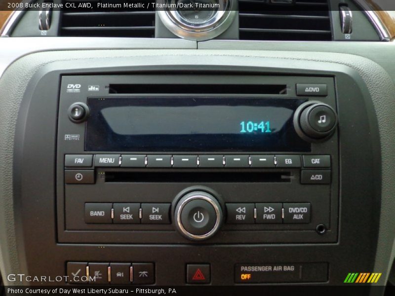 Platinum Metallic / Titanium/Dark Titanium 2008 Buick Enclave CXL AWD
