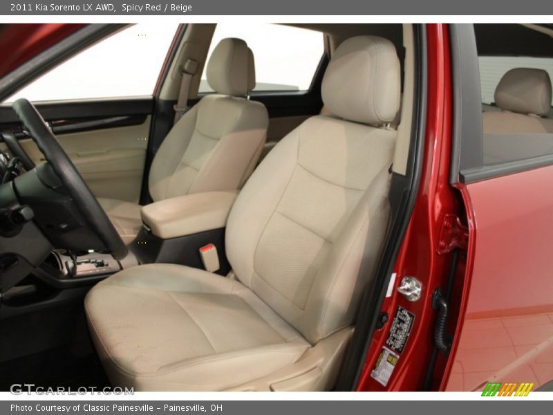 Spicy Red / Beige 2011 Kia Sorento LX AWD