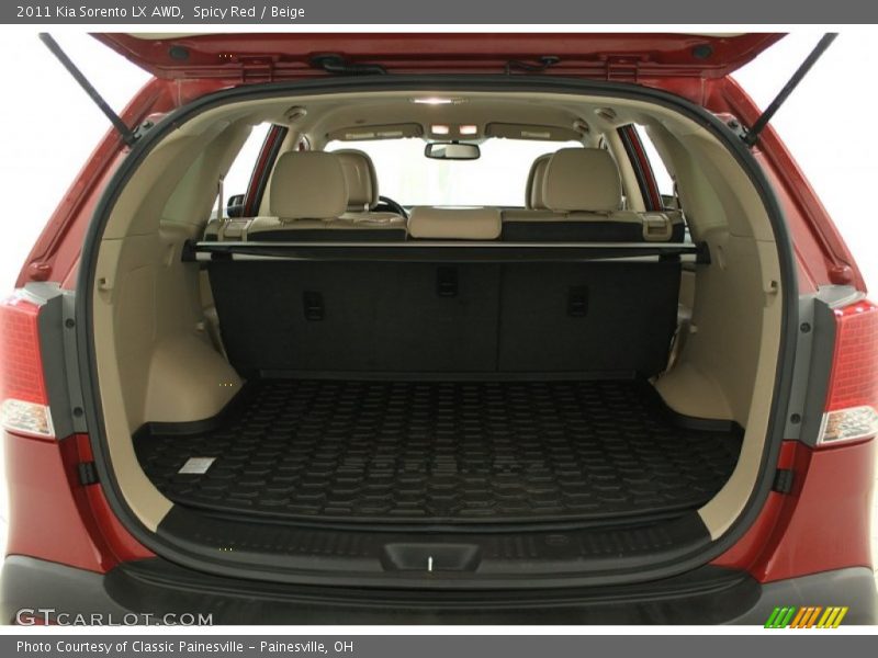 Spicy Red / Beige 2011 Kia Sorento LX AWD