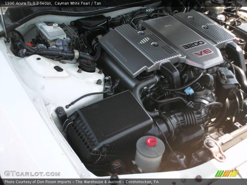 Cayman White Pearl / Tan 1996 Acura TL 3.2 Sedan