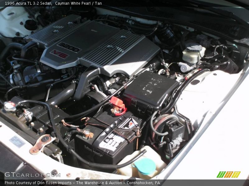 Cayman White Pearl / Tan 1996 Acura TL 3.2 Sedan
