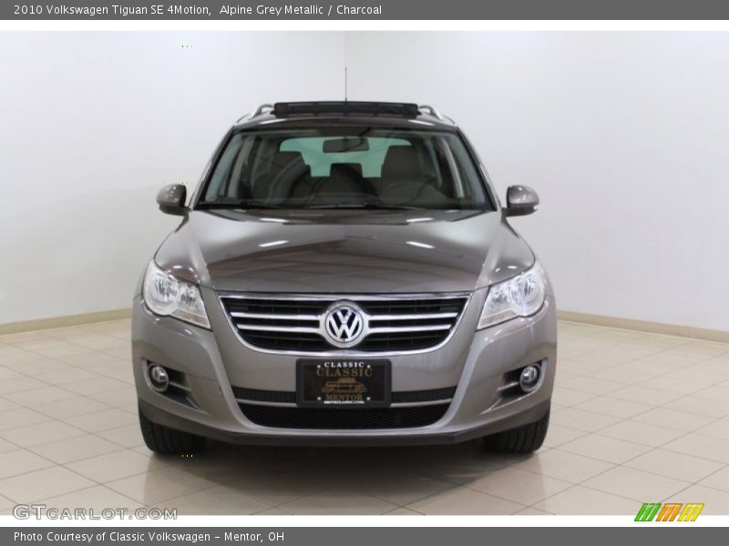Alpine Grey Metallic / Charcoal 2010 Volkswagen Tiguan SE 4Motion