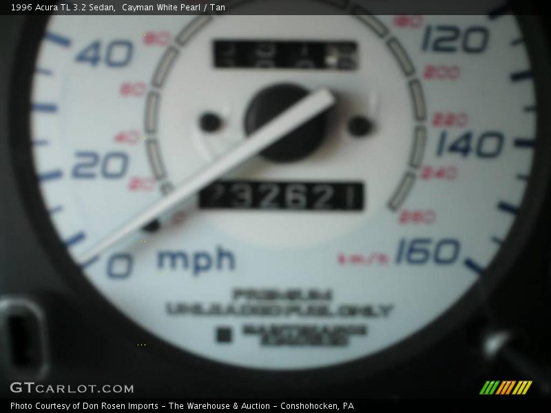 Cayman White Pearl / Tan 1996 Acura TL 3.2 Sedan