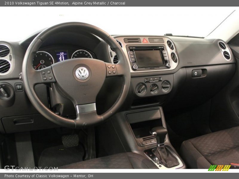 Alpine Grey Metallic / Charcoal 2010 Volkswagen Tiguan SE 4Motion