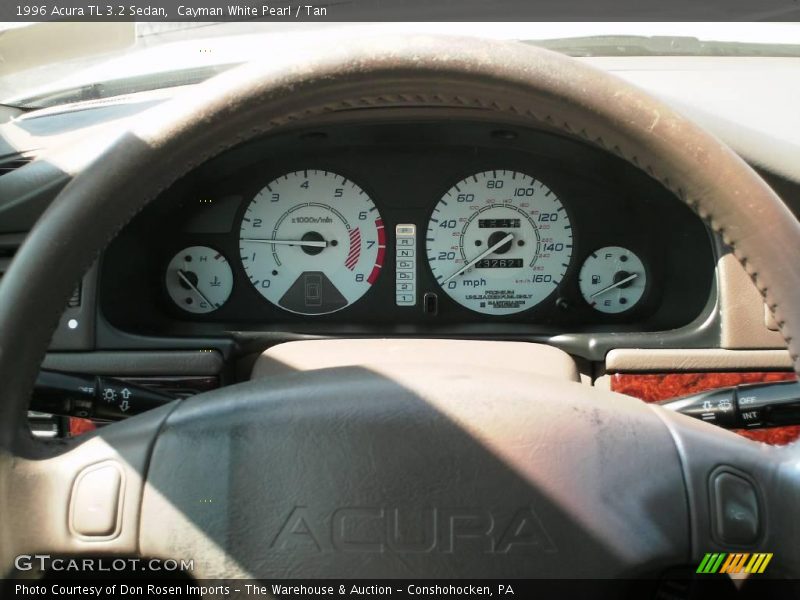 Cayman White Pearl / Tan 1996 Acura TL 3.2 Sedan