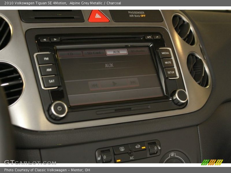 Alpine Grey Metallic / Charcoal 2010 Volkswagen Tiguan SE 4Motion