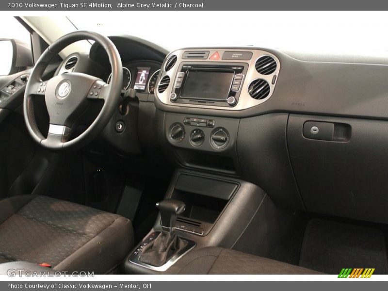 Alpine Grey Metallic / Charcoal 2010 Volkswagen Tiguan SE 4Motion